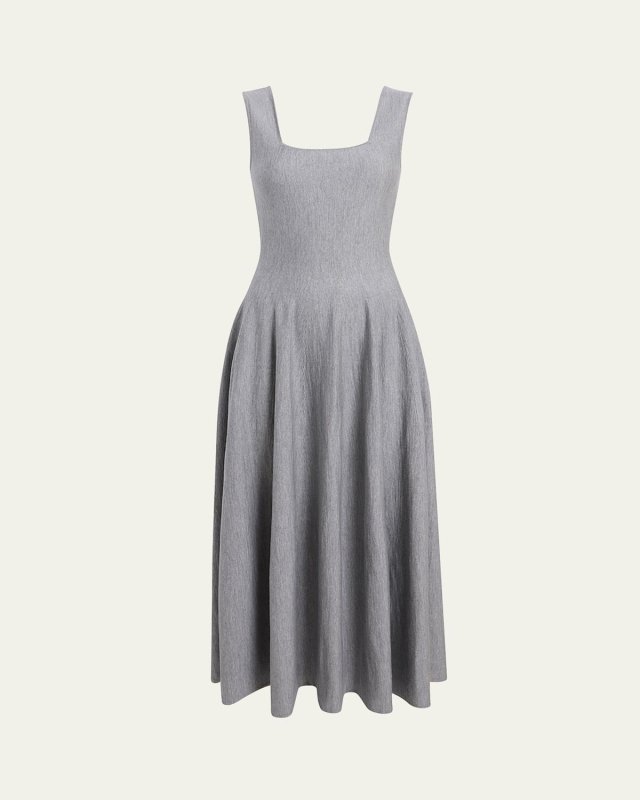 Jodie Square-Neck Sleeveless Maxi Dress